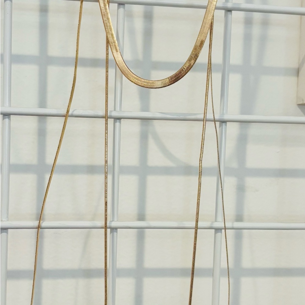 Halogen Gold Snake Chain Necklace